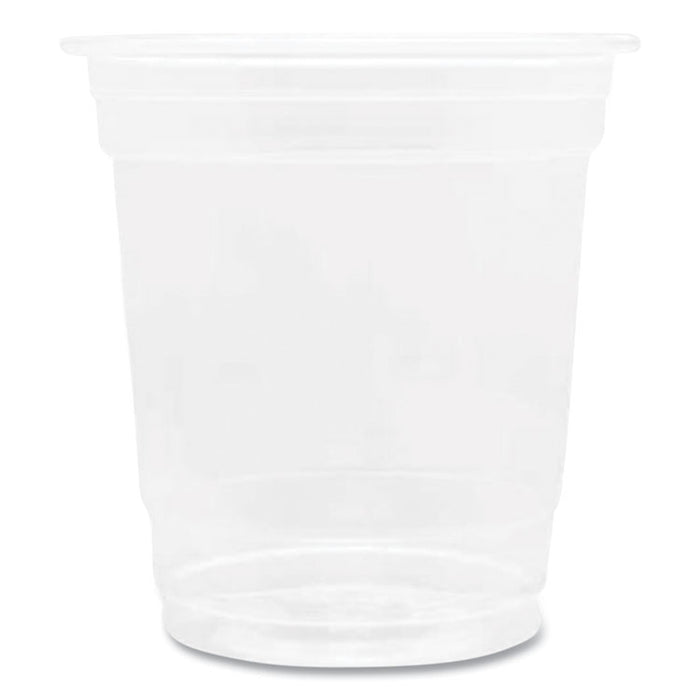 PET Plastic Cups, 8 oz, Clear, 1,000/Carton