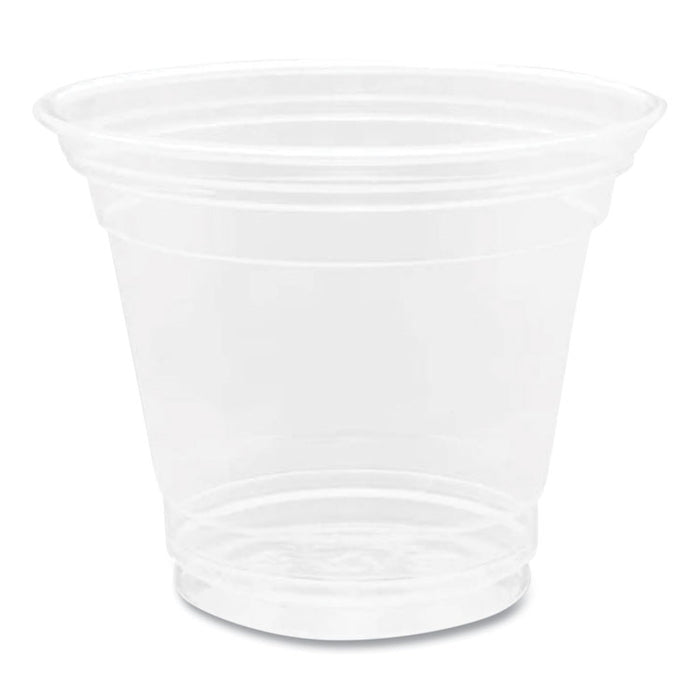 PET Plastic Cups, 9 oz, Clear, 1,000/Carton