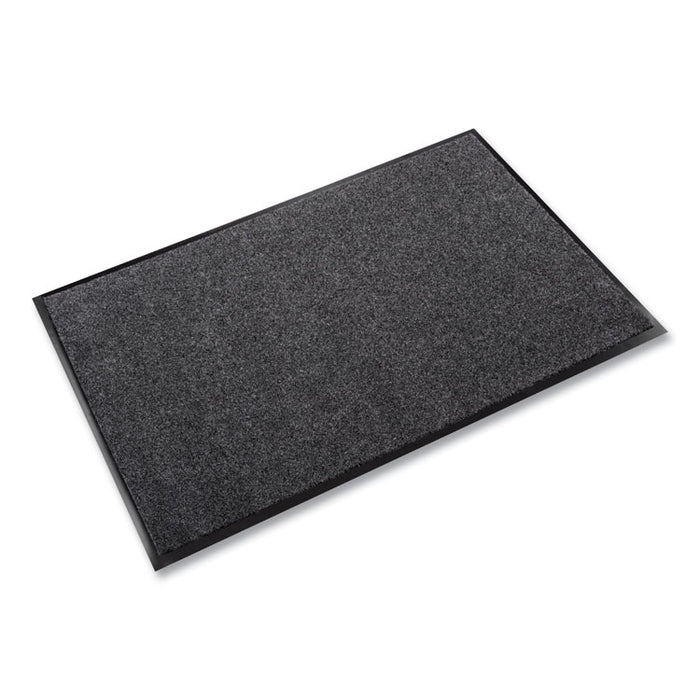 EcoStep Wiper Mat, Rectangular, Charcoal Gray Cut Pile Surface, 36" x 48"