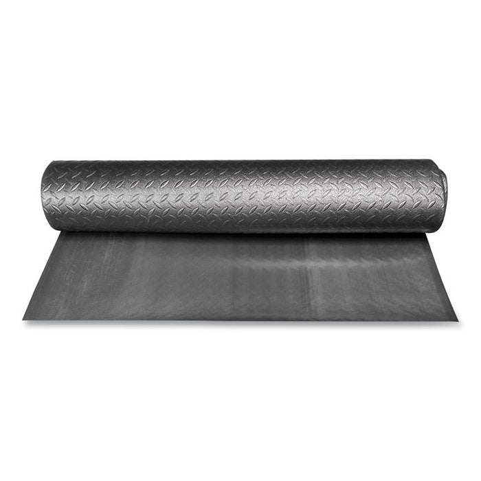 Tuff-Spun Foot-Lover Diamond Surface Mat, Rectangular, Black Diamond Embossed Surface, 36" x 60"