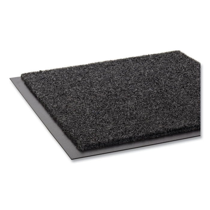 EcoStep Wiper Mat, Rectangular, Charcoal Gray Cut Pile Surface, 36" x 48"