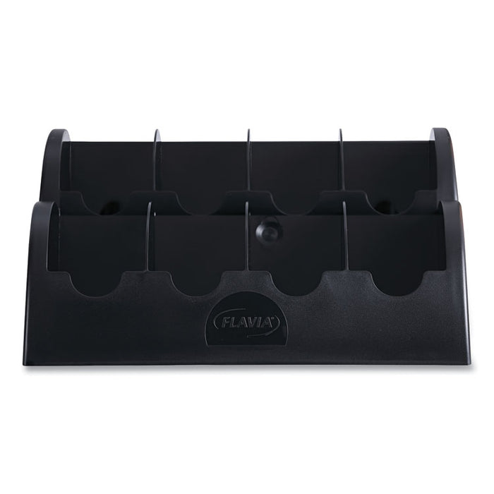 Small Merchandiser, 8 Compartments, 13.6 x 13 x 4.4, Black