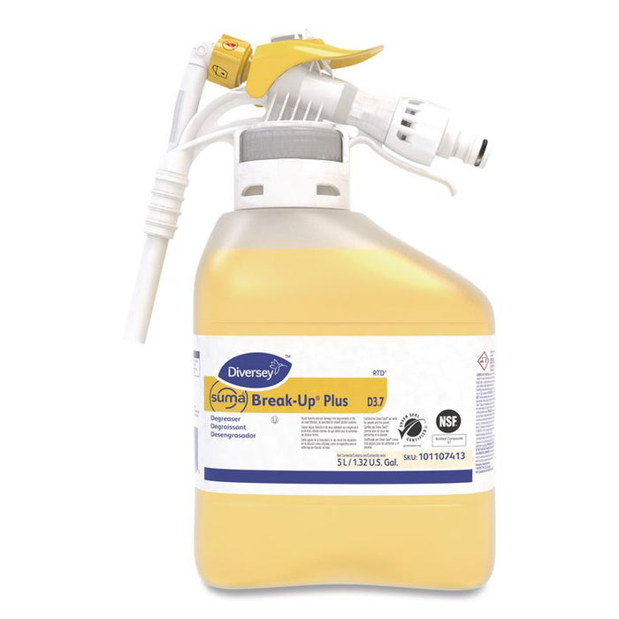 Suma Break-Up Plus Solvent Free Cleaner Degreaser, 5 L Bottle