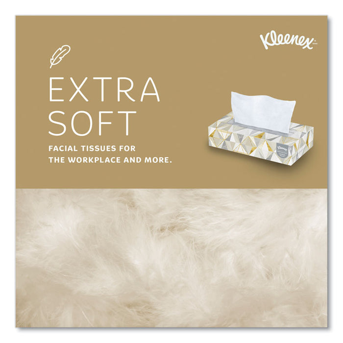 White Facial Tissue for Business, 2-Ply, 125 Sheets/Box, 12 Boxes/Carton