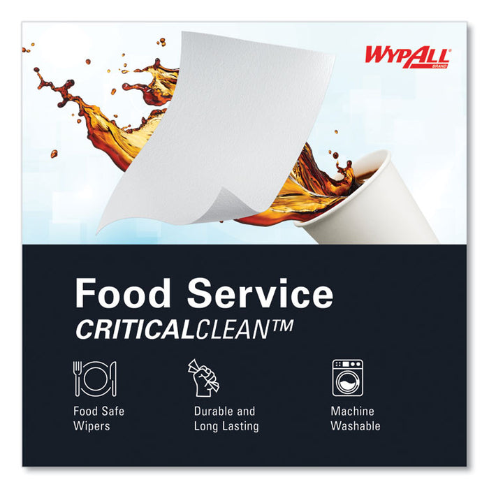 X70 Foodservice Towels, Kimfresh Antimicrobial, 12.5 x 23.5, Unscented, White, 300/Carton