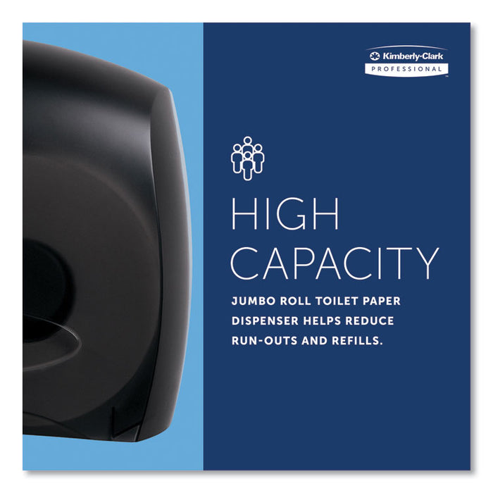 JRT Jr. Escort Jumbo Bathroom Tissue Dispenser, 13.33 x 5.75 x 16, Smoke