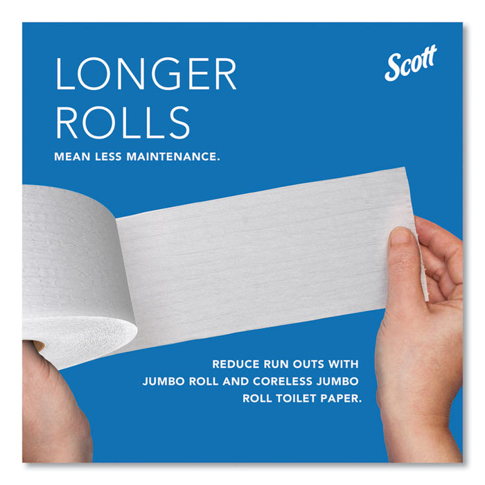 Essential Coreless Jumbo Roll Tissue Dispenser, 14.25 x 6 x 9.75, White