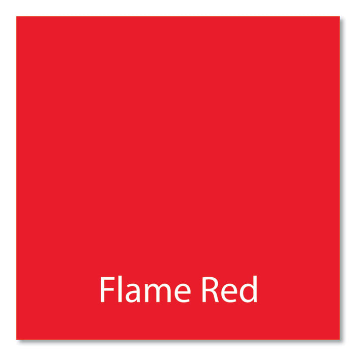 F2 Deep Trays for Gratnells Storage Frames and Trolleys, 3.57 gal Capacity, 12.28" x 16.81" x 6.25", Flame Red, 6/Pack
