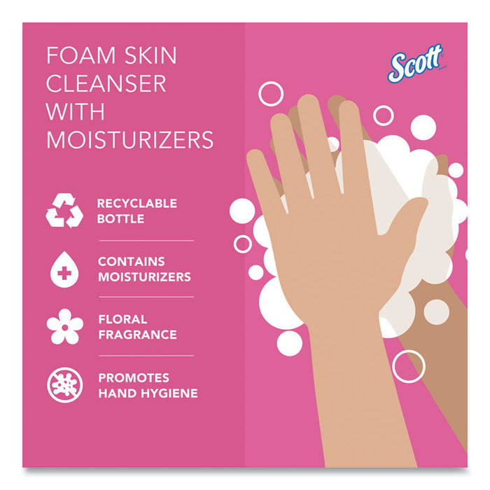 Pro Foam Skin Cleanser with Moisturizers Refill, Light Floral Scent, 1 L