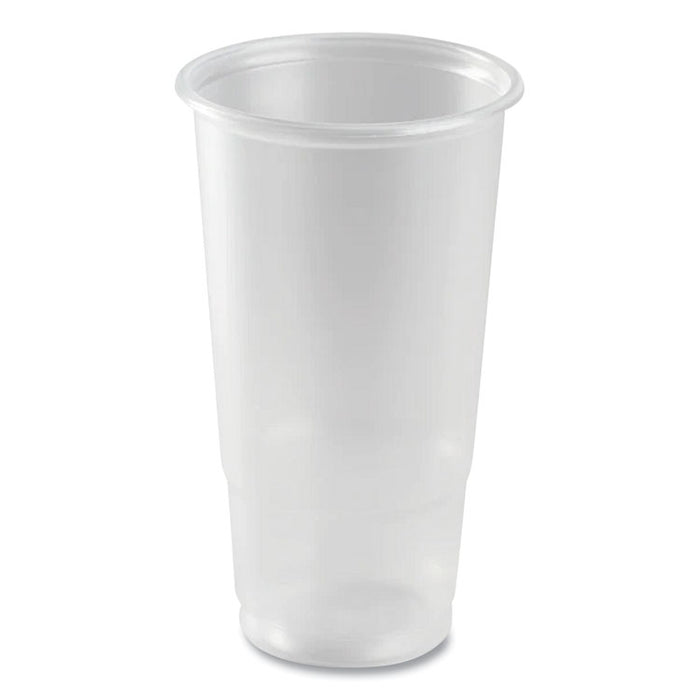 PolyPro (PP) Cups, 32 oz, Plastic, Translucent, 600/Carton