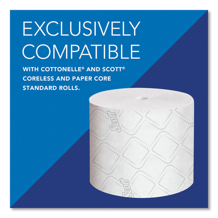 Pro High Capacity Coreless SRB Tissue Dispenser, 11.25 x 6.31 x 12.75, White