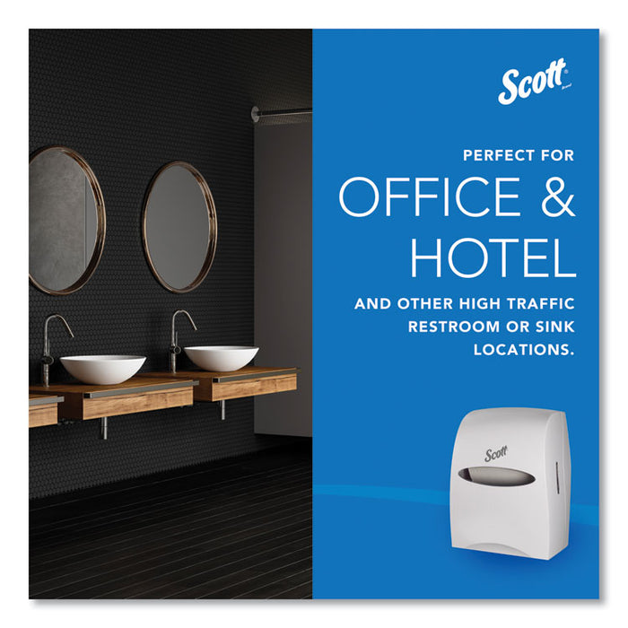 Essential Manual Hard Roll Towel Dispenser, 13.06 x 11 x 16.94, White