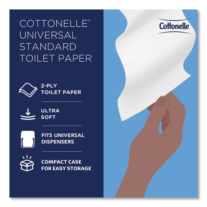 Two-Ply Bathroom Tissue, Septic Safe, White, 451 Sheets/Roll, 20 Rolls/Carton