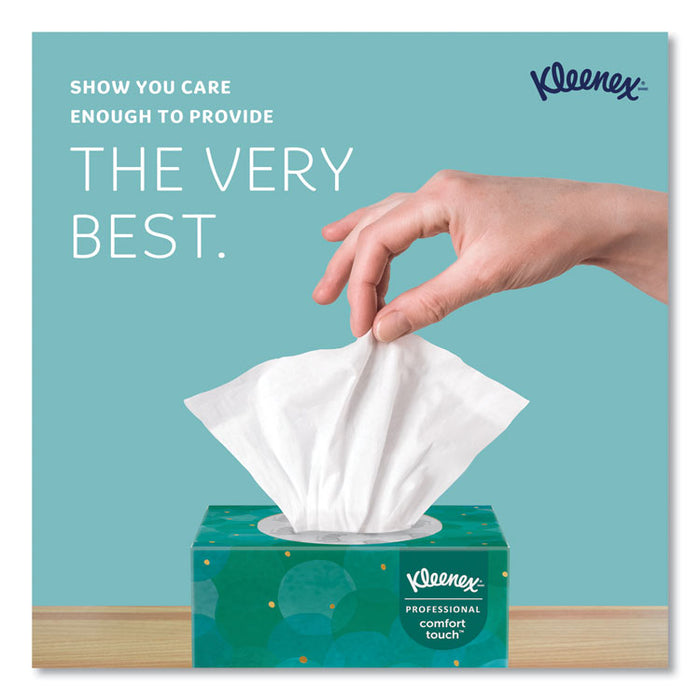 Professional Facial Tissue, Pop-Up Box, 2-Ply, 95 Sheets/Box, 6 Boxes/Pack, 6 Packs/Carton