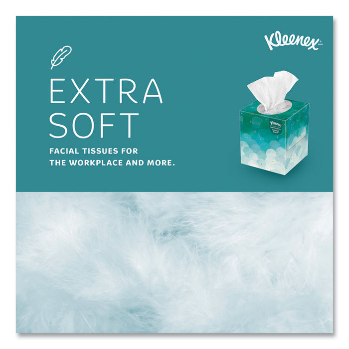 Professional Facial Tissue, Pop-Up Box, 2-Ply, 95 Sheets/Box, 6 Boxes/Pack, 6 Packs/Carton