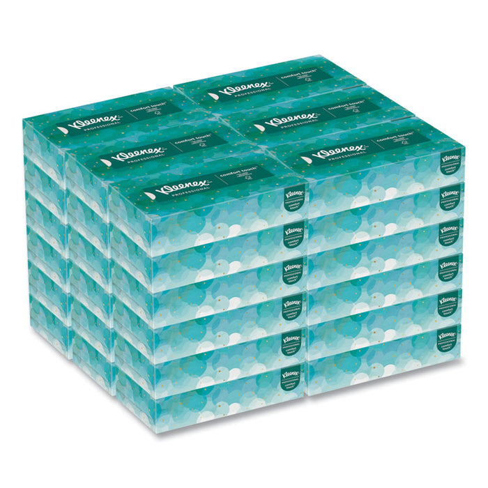 White Facial Tissue for Business, Pop-Up Box, 2-Ply, 90 Sheets/Box, 36 Boxes/Carton