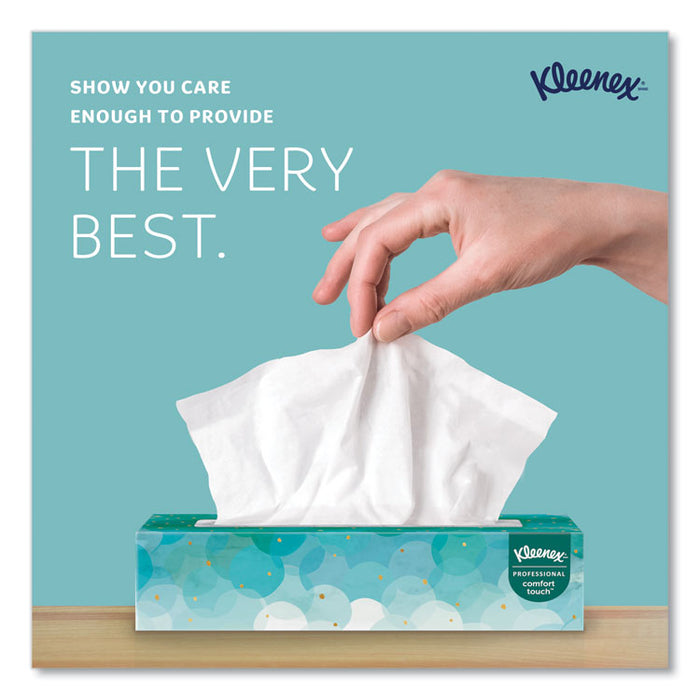 White Facial Tissue for Business, Pop-Up Box, 2-Ply, 90 Sheets/Box