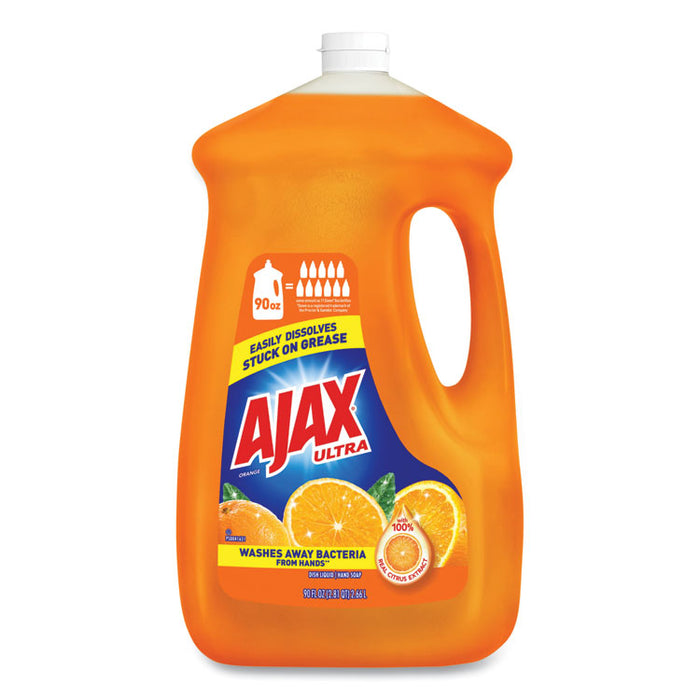 Dish Detergent, Orange Scent, 90 oz Bottle, 4/Carton