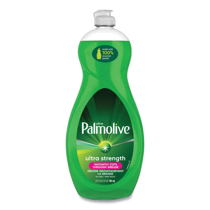 Dish Soap Liquid, Green Scent, 32.5 oz Bottle, 9/Carton