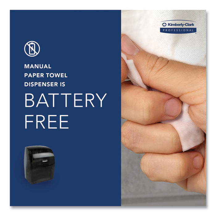 Sanitouch Hard Roll Towel Dispenser, For 1.5" Core, 12.63 x 10.2 x 16.13, Smoke