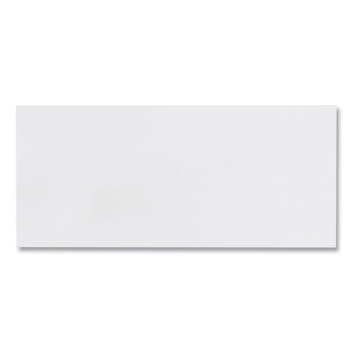Business Envelope, #10, Commercial Flap, Side Seam, Gummed Closure, 24 lb Bond Weight Paper, 4.13 x 9.5, White, 500/Box