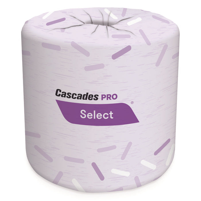 Select Standard Bath Tissue, Septic Safe, 2-Ply, White, 420 Sheets/Roll, 48 Rolls/Carton