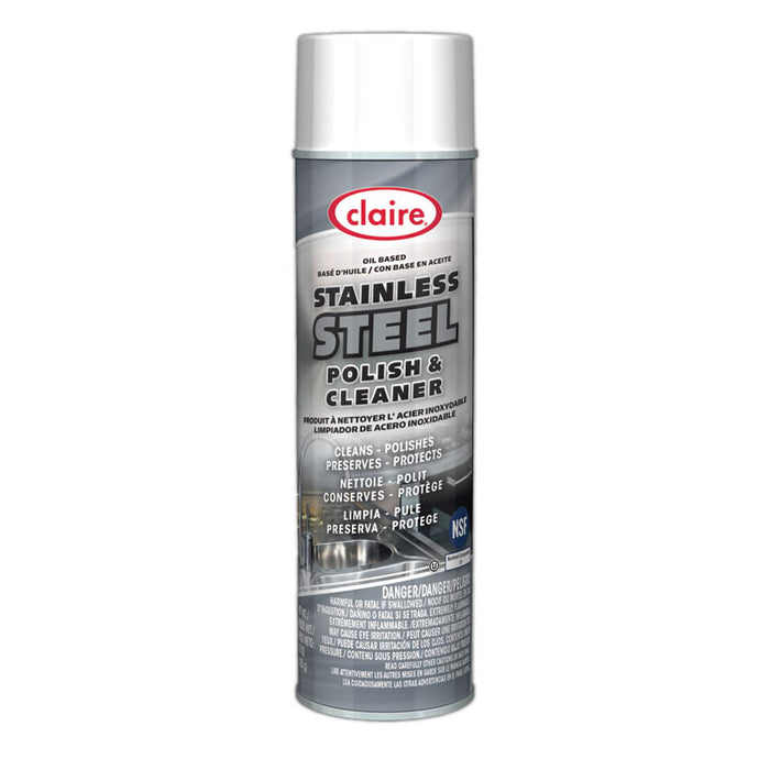 Stainless Steel Polish and Cleaner, 15 oz Aerosol Spray