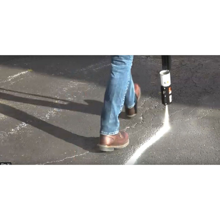 Industrial Choice M1600 System Solvent-Based Precision Line Marking Paint, Flat Fluorescent Orange, 17 oz Aerosol Can, 12/CT