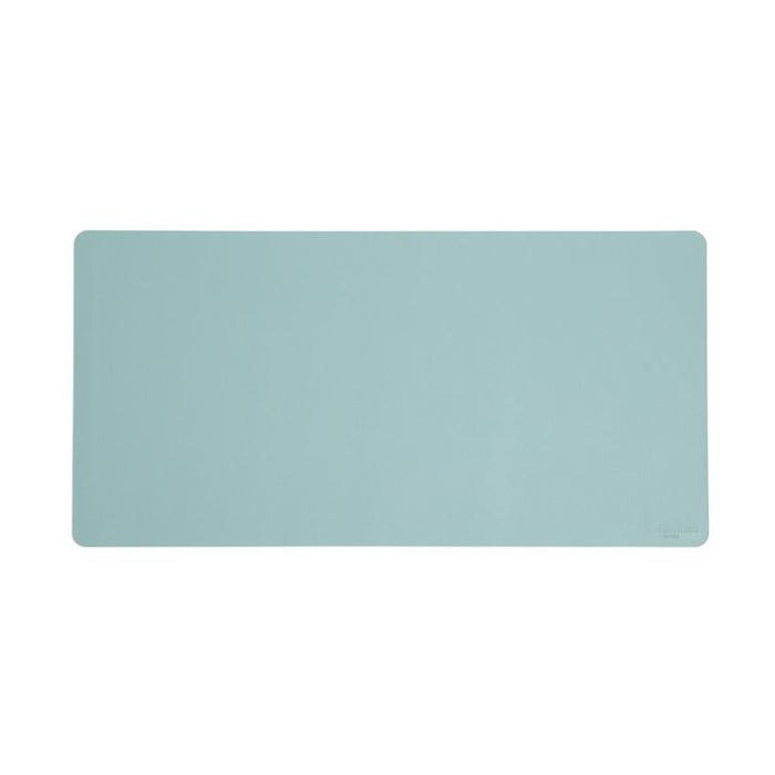 Vegan Leather Desk Pads, 31.5" x 15.7", Light Blue