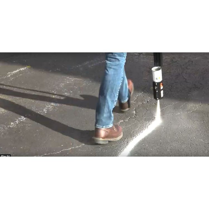 Industrial Choice Precision Line Marking Paint, Flat High-Visibility Yellow, 17 oz Aerosol Can, 12/Carton