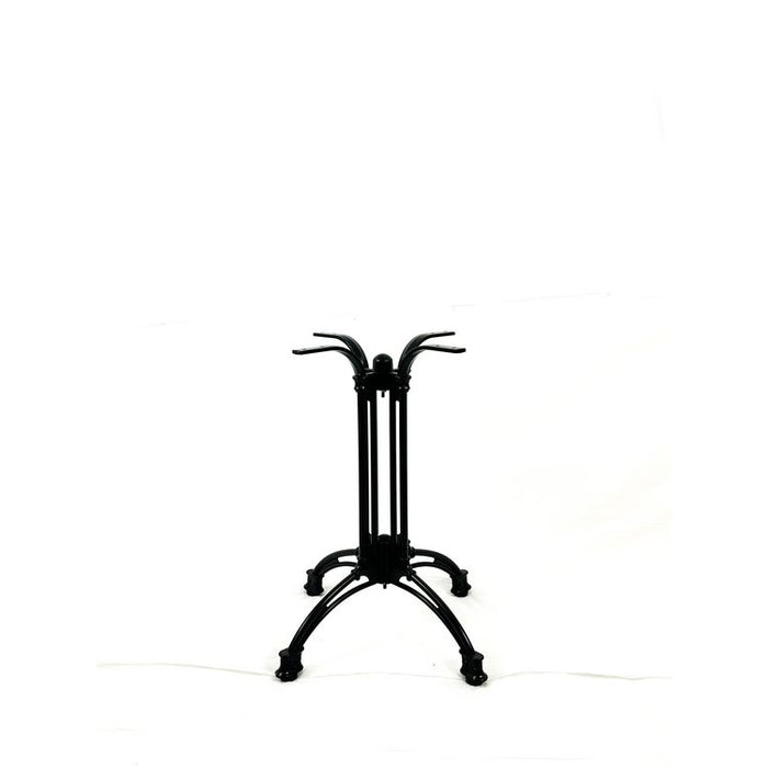 Solid Wood Tables, Cast Aluminum Base, Square, 36w x 36d x 29.75h, Natural