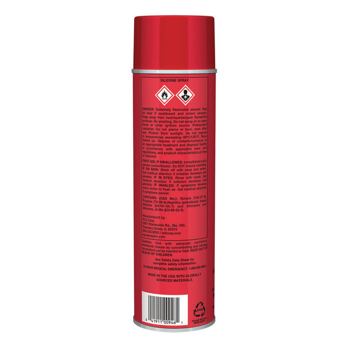 Silicone Spray Release Agent, 11 oz Aerosol Spray, 12 Cans/Carton