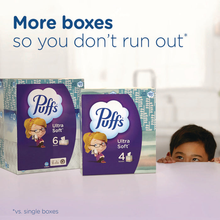 Ultra Soft Facial Tissue, 2-Ply, White, 72 Sheets/Box, 24 Boxes/Carton