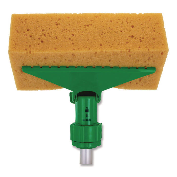 Fixi-Clamp Sponge, 8.5 x 4, 2.75" Thick, Yellow, 10/Carton
