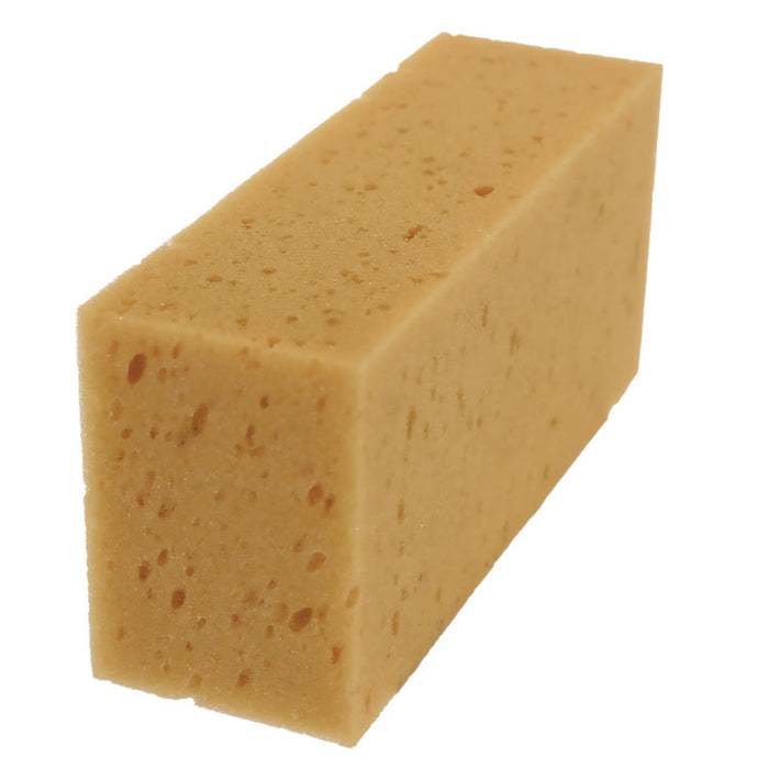 Fixi-Clamp Sponge, 8.5 x 4, 2.75" Thick, Yellow, 10/Carton