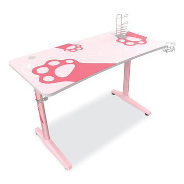 Cute Gaming Desk, 47" x 23.63" x 30.13", Pink