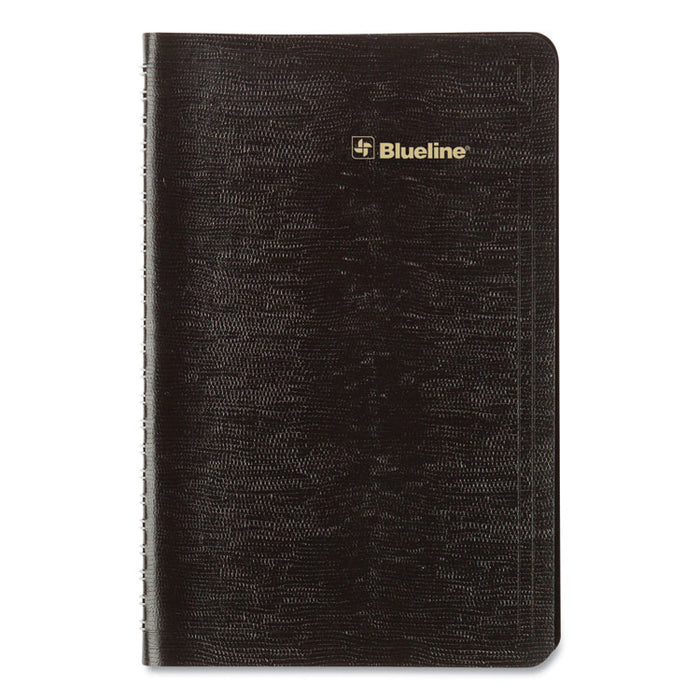 Plan and Link Weekly Planner, 8" x 5", Black Cover, 12-Month (Jan to Dec): 2026