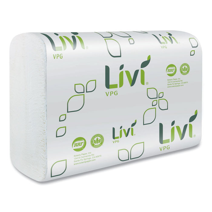 Multifold Towel, 1-Ply, 9.45 x 9.06, White, 250 Sheets/Pack, 16 Packs/Carton