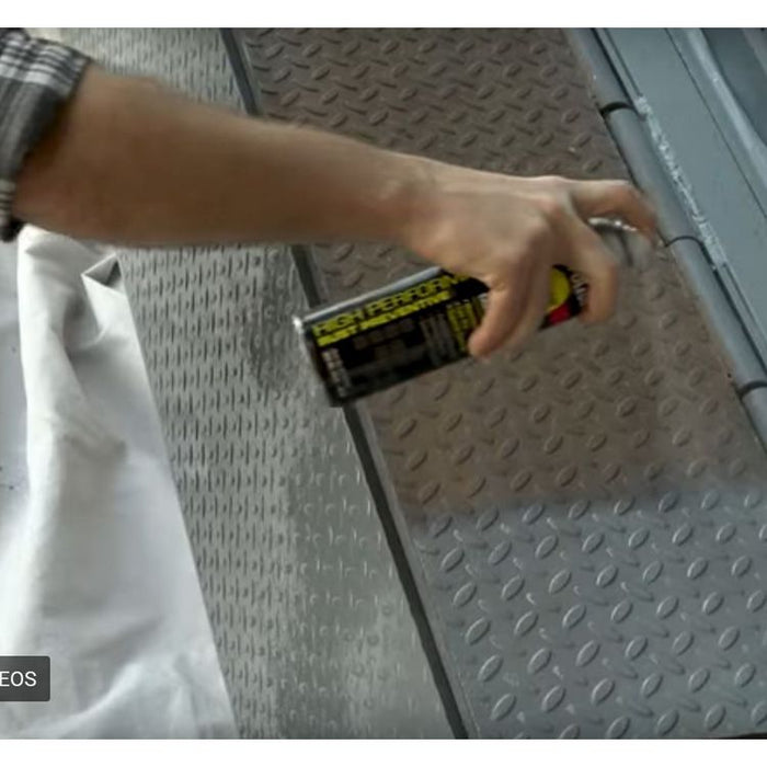 Hard Hat High Performance V2100 System Rust Preventive Enamel Spray Paint, Gloss Bright Red, 15 oz Aerosol Can, 6/Carton