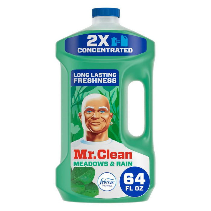 Multipurpose Cleaning Solution with Febreze, Meadows and Rain Scent, 64 oz Bottle