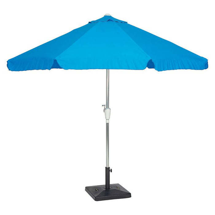 Umbrella Base, Square, Concrete, 88 lb Capacity, 20 x 20 x 15.75, Black