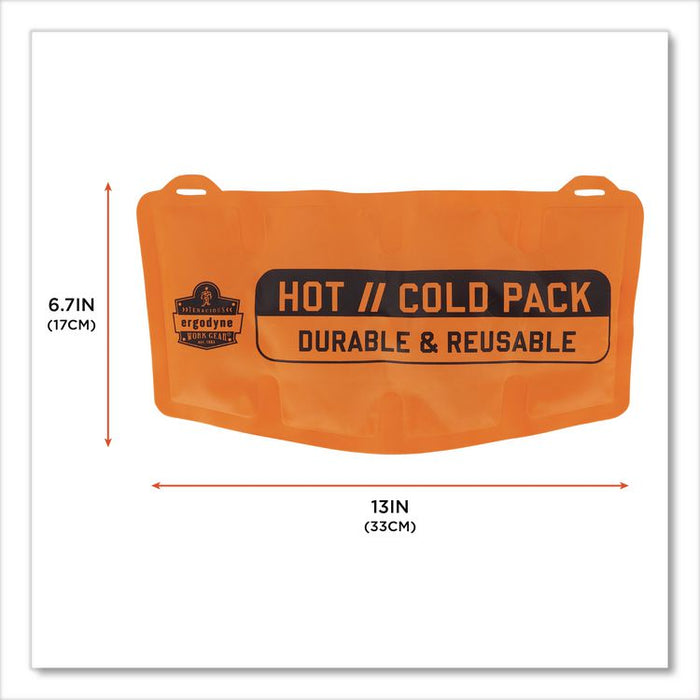 Proflex 1675 Back Support Brace with Cooling/Warming Pack, 3X-Large, 46" to 52" Waist, Black