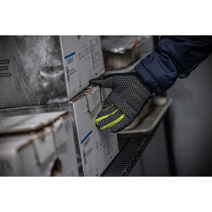 ProFlex 850 Insulated Freezer Gloves, EN388: 3X22B, 9" Long, X-Large, Black, Pair