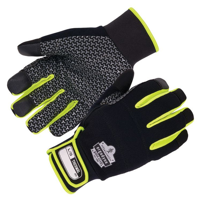 ProFlex 850 Insulated Freezer Gloves, EN388: 3X22B, 9" Long, XX-Large, Black, Pair