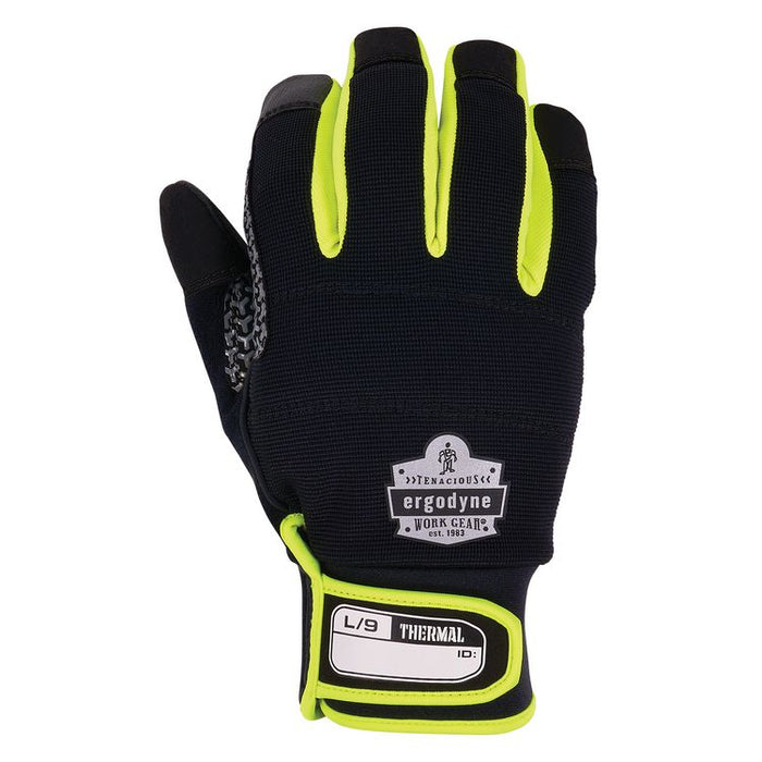 ProFlex 850 Insulated Freezer Gloves, EN388: 3X22B, 9" Long, XXX-Large, Black, Pair