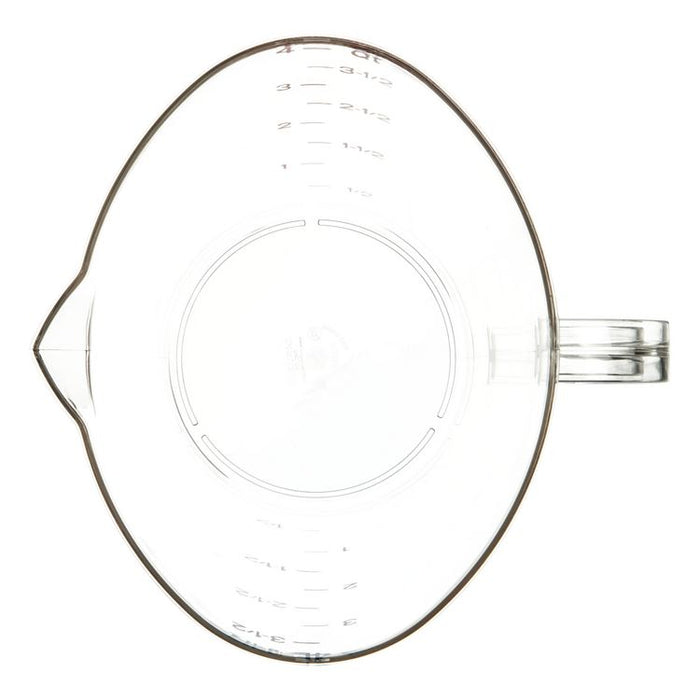 Commercial Measuring Cup, 1 gal, Plastic, Clear