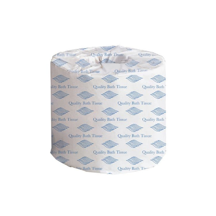 Standard Bath Tissue, 2-Ply, White, 500 Sheets/Roll, 96 Rolls/Carton