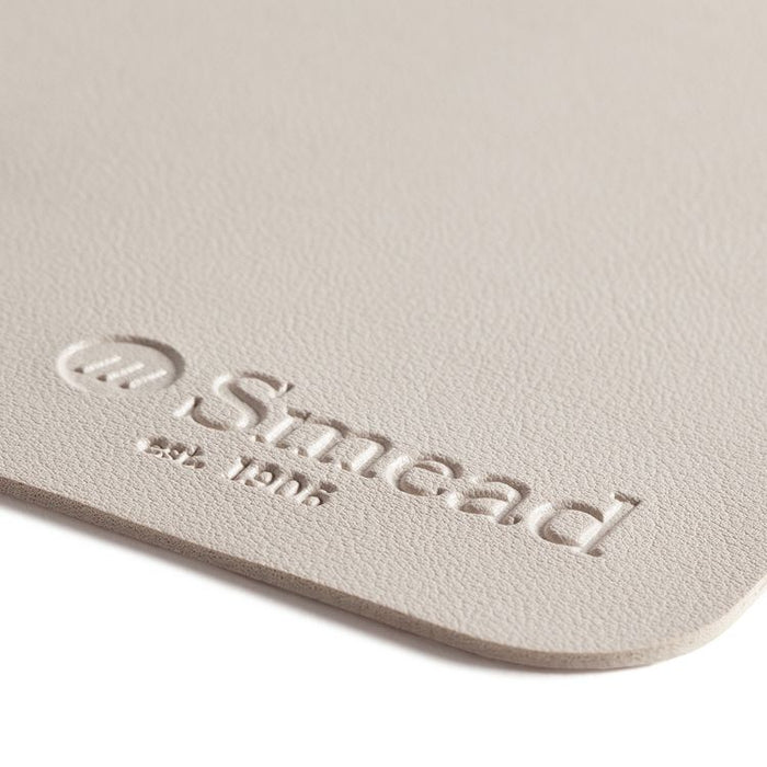 Vegan Leather Desk Pads, 36" x 17", Sandstone