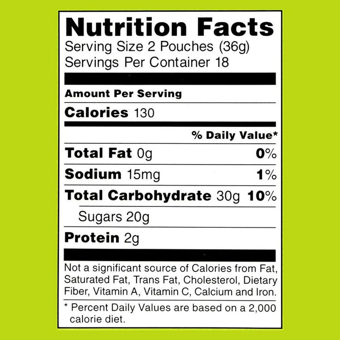 SpongeBob Squarepants Giant Krabby Patties Gummy Candy, Fruity, 0.63 oz Packet, 36/Bag, 2/Carton