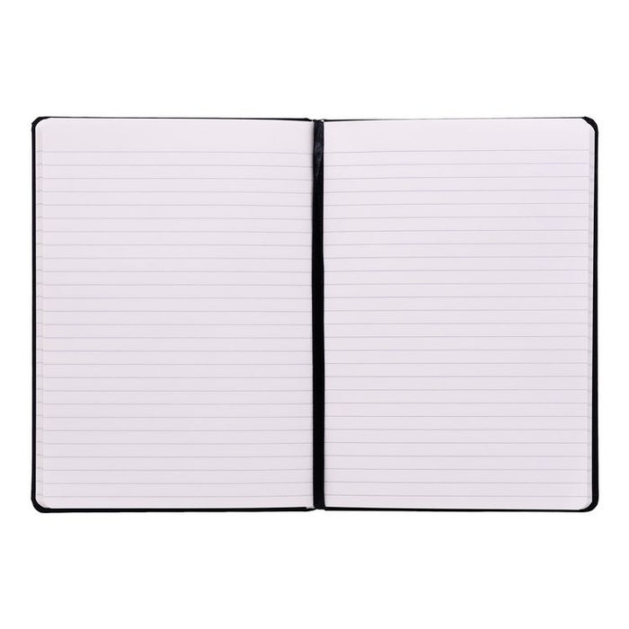 Soft Cover Notebook, College Rule, Black Cover, (96) 8.2 x 5.11 Sheets